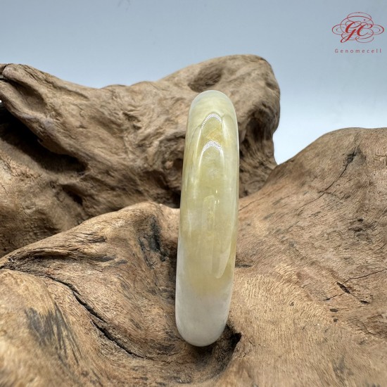 【肌容雪】天然緬甸A貨紫底黃翡翠平安鐲 編號99(鐲圍55.7mm#17.5號) 【肌容雪】天然緬甸A貨紫底黃翡翠平安鐲 編號99(鐲圍55.7mm#17.5號)