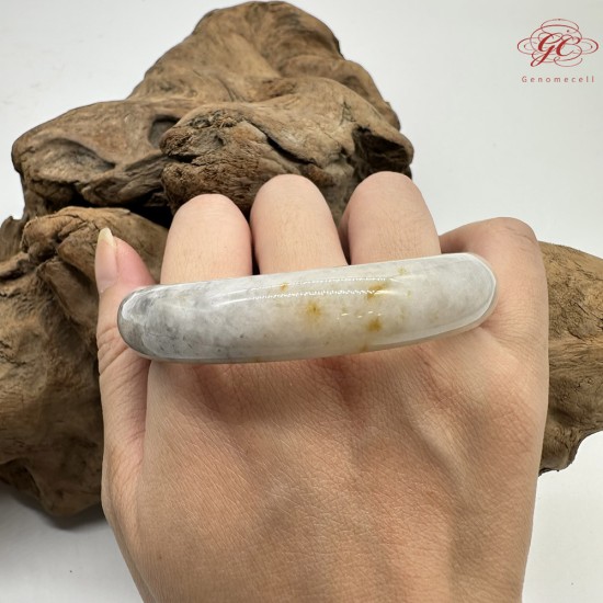 【肌容雪】天然緬甸A貨烏雞撒金翡翠平安鐲 編號100(鐲圍58.9mm#18.5號) 【肌容雪】天然緬甸A貨烏雞撒金翡翠平安鐲 編號100(鐲圍58.9mm#18.5號)