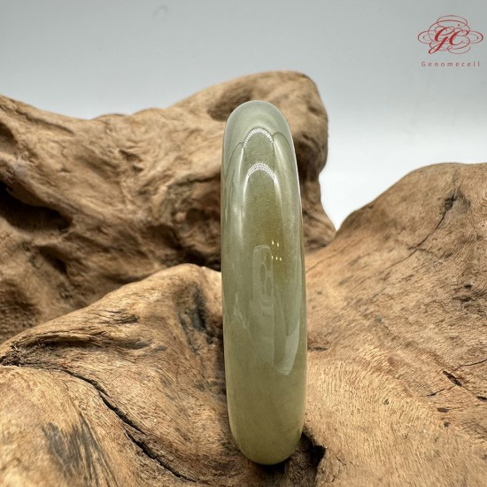 【肌容雪】天然緬甸A貨湖水綠撒金翡翠平安鐲 編號101(鐲圍57.6mm#18號) 【肌容雪】天然緬甸A貨湖水綠撒金翡翠平安鐲 編號101(鐲圍57.6mm#18號)