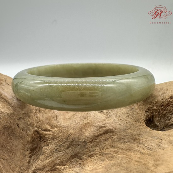 【肌容雪】天然緬甸A貨湖水綠撒金翡翠平安鐲 編號101(鐲圍57.6mm#18號) 【肌容雪】天然緬甸A貨湖水綠撒金翡翠平安鐲 編號101(鐲圍57.6mm#18號)