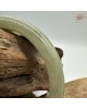 【肌容雪】天然緬甸A貨湖水綠撒金翡翠平安鐲 編號101(鐲圍57.6mm#18號) 【肌容雪】天然緬甸A貨湖水綠撒金翡翠平安鐲 編號101(鐲圍57.6mm#18號)