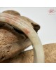 【肌容雪】天然緬甸A貨白底飄紅翡翠平安鐲 編號107(鐲圍57.2mm#18號) 【肌容雪】天然緬甸A貨白底飄紅翡翠平安鐲 編號107(鐲圍57.2mm#18號)