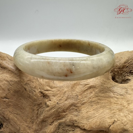 【肌容雪】天然緬甸A貨飄花翡翠平安鐲 編號108(鐲圍58.7mm#18.5號) 【肌容雪】天然緬甸A貨飄花翡翠平安鐲 編號108(鐲圍58.7mm#18.5號)