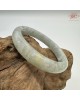 【肌容雪】天然緬甸A貨飄花翡翠平安鐲 編號109(鐲圍56.0mm#17.5號) 【肌容雪】天然緬甸A貨飄花翡翠平安鐲 編號109(鐲圍56.0mm#17.5號)