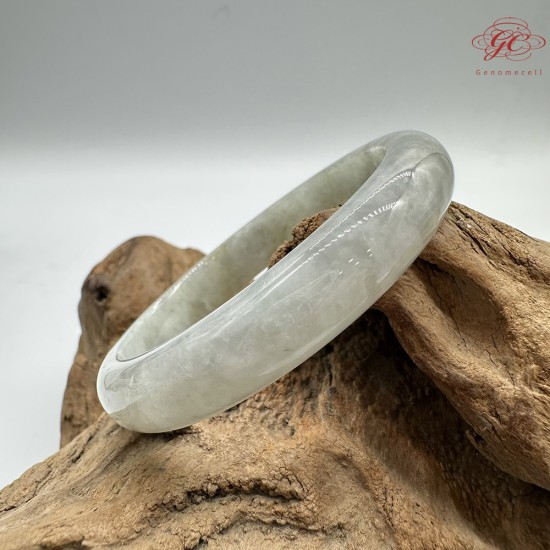 【肌容雪】天然緬甸A貨飄花翡翠平安鐲 編號109(鐲圍56.0mm#17.5號) 【肌容雪】天然緬甸A貨飄花翡翠平安鐲 編號109(鐲圍56.0mm#17.5號)