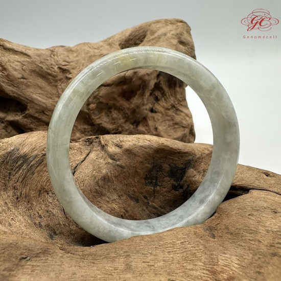 【肌容雪】天然緬甸A貨飄花翡翠平安鐲 編號109(鐲圍56.0mm#17.5號) 【肌容雪】天然緬甸A貨飄花翡翠平安鐲 編號109(鐲圍56.0mm#17.5號)