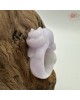 【肌容雪】天然緬甸A貨紫色翡翠貓咪造型戒圈 編號112(戒圍17.3mm#12號) 【肌容雪】天然緬甸A貨紫色翡翠貓咪造型戒圈 編號112(戒圍17.3mm#12號)