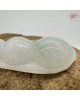 【肌容雪】天然緬甸A貨翡翠福豆造型吊墜 編號113 【肌容雪】天然緬甸A貨翡翠福豆造型吊墜 編號113