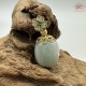 【肌容雪】天然緬甸A貨冰飄花翡翠路路通吊墬 編號114