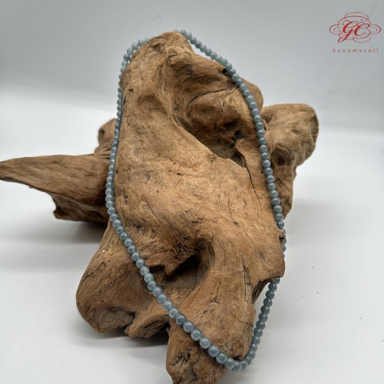 【肌容雪】天然緬甸A貨水墨色翡翠珠鍊 編號119