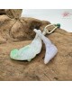 【肌容雪】天然緬甸A貨春彩翡翠雙女神吊飾 編號122 【肌容雪】天然緬甸A貨春彩翡翠雙女神吊飾 編號122