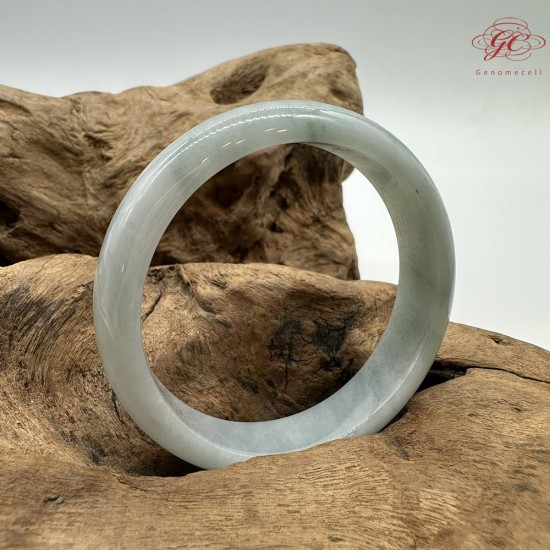 【肌容雪】天然緬甸A貨飄花翡翠平安鐲 編號124(鐲圍55.1mm#17.5號) 【肌容雪】天然緬甸A貨飄花翡翠平安鐲 編號124(鐲圍55.1mm#17.5號)