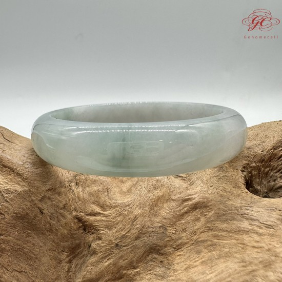 【肌容雪】天然緬甸A貨飄花翡翠平安鐲 編號124(鐲圍55.1mm#17.5號) 【肌容雪】天然緬甸A貨飄花翡翠平安鐲 編號124(鐲圍55.1mm#17.5號)