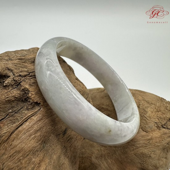 【肌容雪】天然緬甸A貨紫底飄花翡翠貴妃鐲 編號126(鐲圍52.3mm#16.5號) 【肌容雪】天然緬甸A貨紫底飄花翡翠貴妃鐲 編號126(鐲圍52.3mm#16.5號)