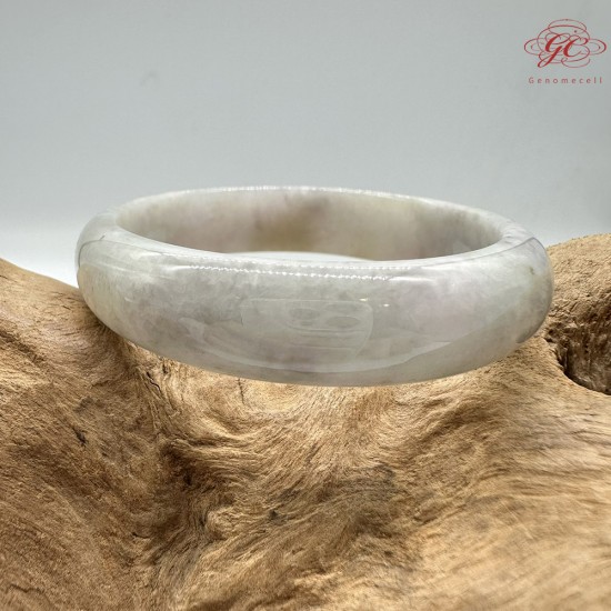 【肌容雪】天然緬甸A貨紫底飄花翡翠貴妃鐲 編號126(鐲圍52.3mm#16.5號) 【肌容雪】天然緬甸A貨紫底飄花翡翠貴妃鐲 編號126(鐲圍52.3mm#16.5號)