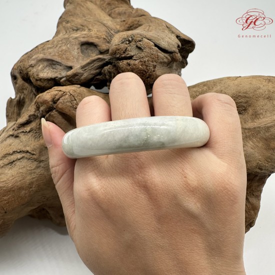 【肌容雪】天然緬甸A貨春彩飄花翡翠正圈手鐲 編號128(鐲圍54.8mm#17號) 【肌容雪】天然緬甸A貨春彩飄花翡翠正圈手鐲 編號128(鐲圍54.8mm#17號)