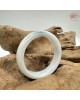 【肌容雪】天然緬甸A貨冰白底青翡翠正圈手鐲 編號130(鐲圍54.8mm#17號) 【肌容雪】天然緬甸A貨冰白底青翡翠正圈手鐲 編號130(鐲圍54.8mm#17號)
