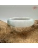 【肌容雪】天然緬甸A貨冰白底青翡翠正圈手鐲 編號130(鐲圍54.8mm#17號) 【肌容雪】天然緬甸A貨冰白底青翡翠正圈手鐲 編號130(鐲圍54.8mm#17號)