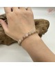 【肌容雪】天然緬甸A貨青花腫飄花翡翠手串 編號134 【肌容雪】天然緬甸A貨青花腫飄花翡翠手串 編號134