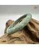 【肌容雪】天然緬甸A貨翡翠滿圈飄花圓條手鐲 編號136(鐲圍55.6mm#17.5號) 【肌容雪】天然緬甸A貨翡翠滿圈飄花圓條手鐲 編號136(鐲圍55.6mm#17.5號)