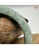 【肌容雪】天然緬甸A貨翡翠滿圈飄花圓條手鐲 編號136(鐲圍55.6mm#17.5號) 【肌容雪】天然緬甸A貨翡翠滿圈飄花圓條手鐲 編號136(鐲圍55.6mm#17.5號)