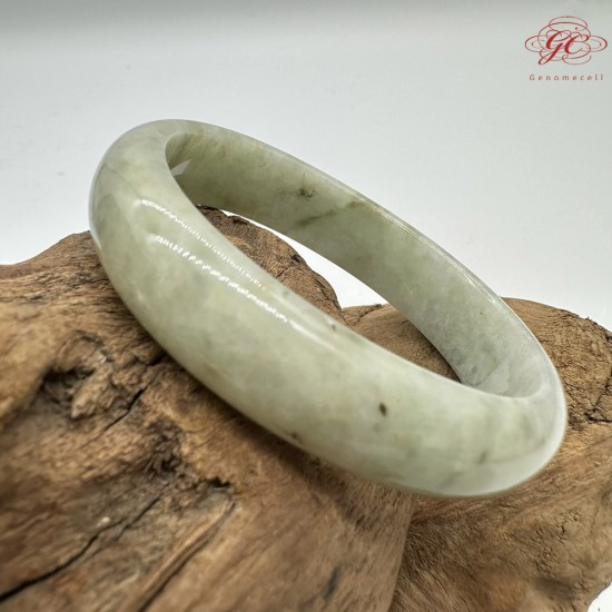 【肌容雪】天然緬甸A貨紫底翡翠綠飄花貴妃鐲 編號138(鐲圍54.5mm#17號) 【肌容雪】天然緬甸A貨紫底翡翠綠飄花貴妃鐲 編號138(鐲圍54.5mm#17號)