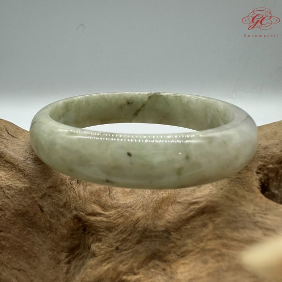 【肌容雪】天然緬甸A貨紫底翡翠綠飄花貴妃鐲 編號138(鐲圍54.5mm#17號) 【肌容雪】天然緬甸A貨紫底翡翠綠飄花貴妃鐲 編號138(鐲圍54.5mm#17號)