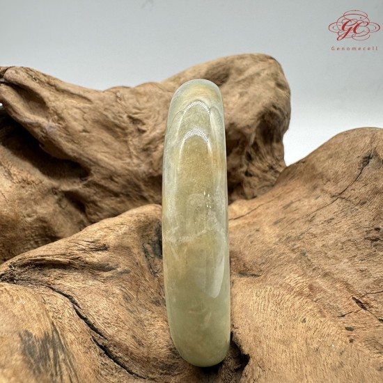 【肌容雪】天然緬甸A貨湖水綠撒金翡翠平安鐲 編號139(鐲圍56.8mm#18號) 【肌容雪】天然緬甸A貨湖水綠撒金翡翠平安鐲 編號139(鐲圍56.8mm#18號)