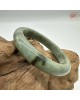 【肌容雪】天然緬甸A貨湖水綠飄花翡翠平安鐲 編號140(鐲圍57.1mm#18號) 【肌容雪】天然緬甸A貨湖水綠飄花翡翠平安鐲 編號140(鐲圍57.1mm#18號)