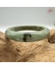 【肌容雪】天然緬甸A貨湖水綠飄花翡翠平安鐲 編號140(鐲圍57.1mm#18號) 【肌容雪】天然緬甸A貨湖水綠飄花翡翠平安鐲 編號140(鐲圍57.1mm#18號)