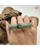 【肌容雪】天然緬甸A貨湖水綠飄花翡翠平安鐲 編號140(鐲圍57.1mm#18號) 【肌容雪】天然緬甸A貨湖水綠飄花翡翠平安鐲 編號140(鐲圍57.1mm#18號)