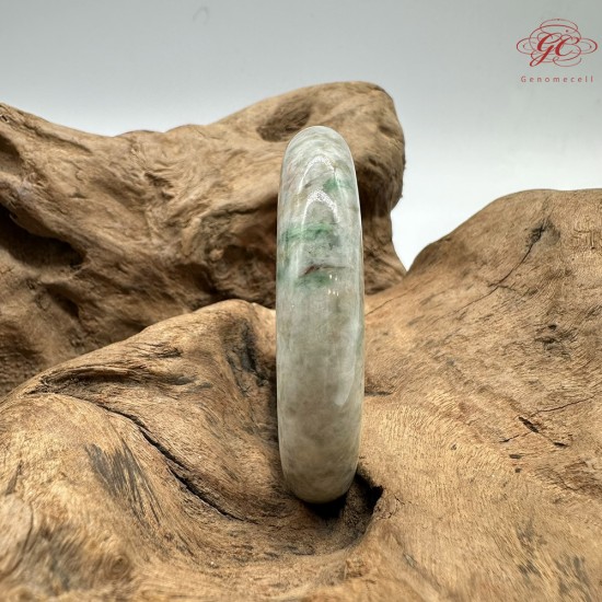 【肌容雪】天然緬甸A貨多彩翡翠平安鐲 編號143(鐲圍54.7mm#17號) 【肌容雪】天然緬甸A貨多彩翡翠平安鐲 編號143(鐲圍54.7mm#17號)