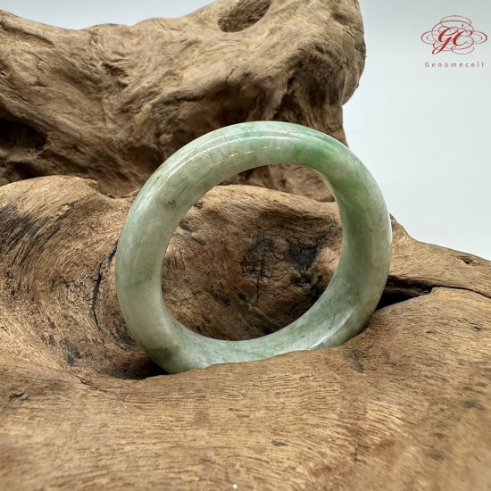 【肌容雪】天然緬甸A貨綠飄花翡翠兒童平安手鐲 編號149(鐲圍39.8mm#12.5號) 【肌容雪】天然緬甸A貨綠飄花翡翠兒童平安手鐲 編號149(鐲圍39.8mm#12.5號)