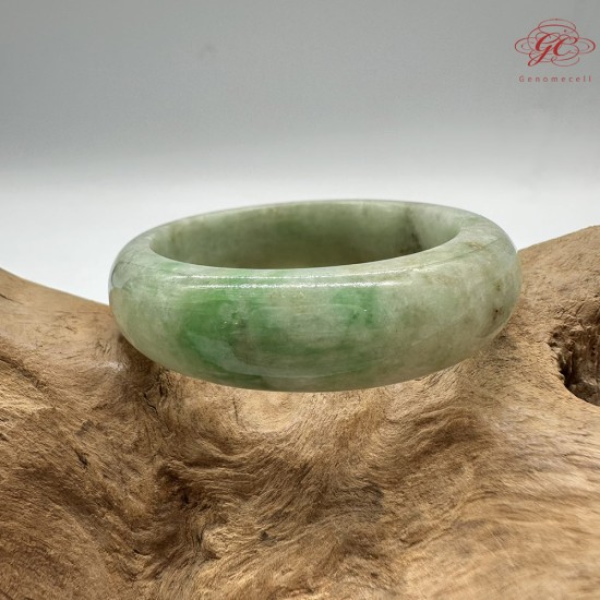【肌容雪】天然緬甸A貨綠飄花翡翠兒童平安手鐲 編號149(鐲圍39.8mm#12.5號) 【肌容雪】天然緬甸A貨綠飄花翡翠兒童平安手鐲 編號149(鐲圍39.8mm#12.5號)