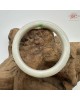 【肌容雪】天然緬甸A貨白底飄綠花翡翠平安鐲 編號151(鐲圍58.3mm#18.5號) 【肌容雪】天然緬甸A貨白底飄綠花翡翠平安鐲 編號151(鐲圍58.3mm#18.5號)