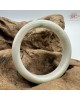 【肌容雪】天然緬甸A貨白底飄綠花翡翠平安鐲 編號151(鐲圍58.3mm#18.5號) 【肌容雪】天然緬甸A貨白底飄綠花翡翠平安鐲 編號151(鐲圍58.3mm#18.5號)