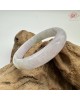 【肌容雪】天然緬甸A貨冰春彩撒金翡翠平安鐲 編號158(鐲圍56.8mm#18號)