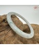 【肌容雪】天然緬甸A貨冰飄花翡翠美人條手鐲 編號160(鐲圍56.6mm#18.5號)