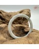 【肌容雪】天然緬甸A貨冰飄花翡翠美人條手鐲 編號160(鐲圍56.6mm#18.5號)