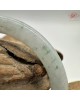 【肌容雪】天然緬甸A貨冰飄花翡翠美人條手鐲 編號160(鐲圍56.6mm#18.5號)