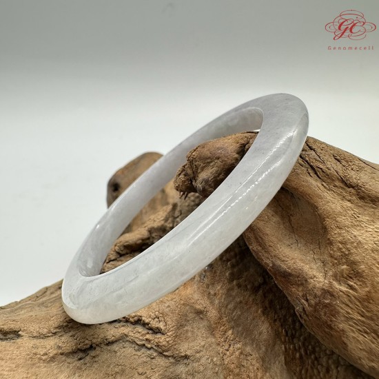 【肌容雪】天然緬甸A貨春彩翡翠美人條手鐲 編號164(鐲圍54.5mm#17號)