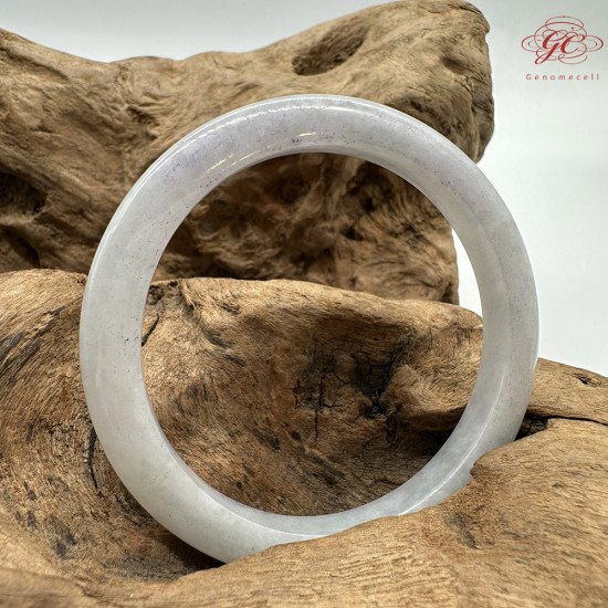 【肌容雪】天然緬甸A貨春彩翡翠美人條手鐲 編號164(鐲圍54.5mm#17號)