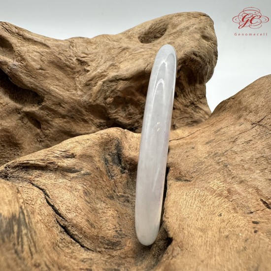 【肌容雪】天然緬甸A貨春彩翡翠美人條手鐲 編號164(鐲圍54.5mm#17號)