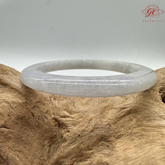 【肌容雪】天然緬甸A貨春彩翡翠美人條手鐲 編號164(鐲圍54.5mm#17號)