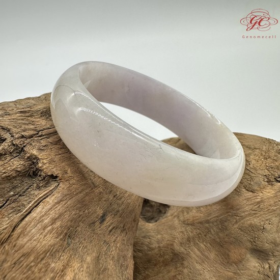 【肌容雪】天然緬甸A貨冰粉春撒金翡翠貴妃鐲 編號172(鐲圍53.6mm#17號)