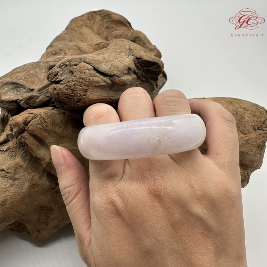 【肌容雪】天然緬甸A貨冰粉春撒金翡翠貴妃鐲 編號172(鐲圍53.6mm#17號)