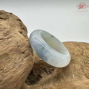 【肌容雪】天然緬甸A貨藍紫色翡翠戒圈 編號177(戒圍18.3mm#14號)