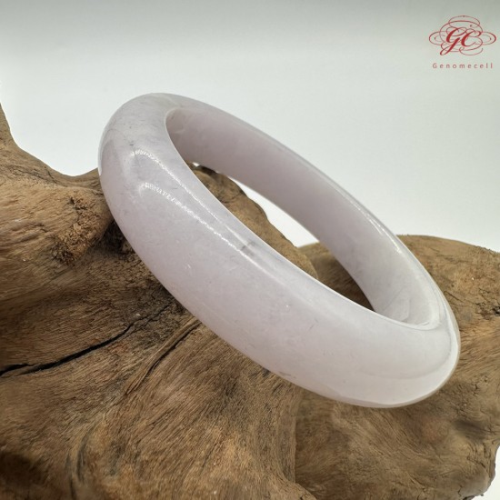 【肌容雪】天然緬甸A貨粉底灑烏雞翡翠平安鐲 編號180(鐲圍57.4mm#18號)