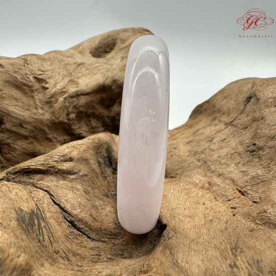 【肌容雪】天然緬甸A貨粉底灑烏雞翡翠平安鐲 編號180(鐲圍57.4mm#18號)