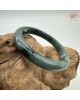 【肌容雪】天然緬甸A貨湖水綠翡翠平安鐲 編號183(鐲圍56.6mm#18號)